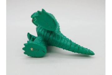 当時物　ゴジラ　チタノザウルス　キングギドラ　エレキング　ソフビ4点セット(東宝、円谷プロ、ウルトラマン、ブルマァク、怪獣、ソフビ、フィギュア、人形、置物)(R-076868)