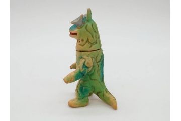 当時物　ゴジラ　チタノザウルス　キングギドラ　エレキング　ソフビ4点セット(東宝、円谷プロ、ウルトラマン、ブルマァク、怪獣、ソフビ、フィギュア、人形、置物)(R-076868)