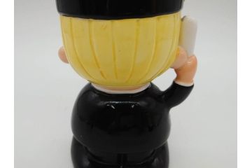 内藤ルネ(RUNE)　ルネの陶器　レトロでかわいい貯金箱3点セット(I AM A SAILOR-BOY、I LOVE PARIS、置物、陶器人形、コインバンク)(R-076870)