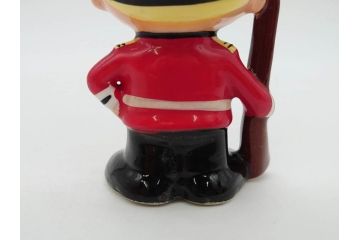 内藤ルネ(RUNE)　ルネの陶器　レトロでかわいい貯金箱3点セット(I AM A SAILOR-BOY、I LOVE PARIS、置物、陶器人形、コインバンク)(R-076870)
