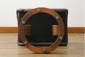 中古　EKORNES(エコーネス)　ロイヤルシリーズ　極上のくつろぎの時間を演出するストレスレスチェア+オットマンのセット(クラシックベース、アームチェア、リクライニングチェア、椅子、イス、1人掛けソファ、1Pソファ、フットスツール、北欧)(R-076877)