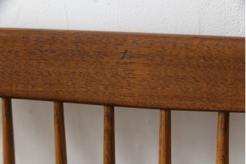 和製ヴィンテージ　小田急ハルク購入　ジョージナカシマ　LOUNGE ARM(ラウンジアーム)　One Arm(ワンアーム、片肘)　CN103　当時のパンフレット付き!!モダンに洗練された右アーム付きラウンジチェア(ジョージ・ナカシマ、アームチェア、イス、椅子、板座チェア、ビンテージ)(R-076882)