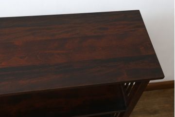 中古　松本民芸家具　#117型　和モダンスタイルにおすすめな本棚(オープンラック、飾り棚、書棚、収納棚、ブックシェルフ)(R-076884)