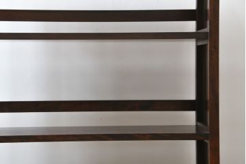 中古　松本民芸家具　#117型　和モダンスタイルにおすすめな本棚(オープンラック、飾り棚、書棚、収納棚、ブックシェルフ)(R-076884)