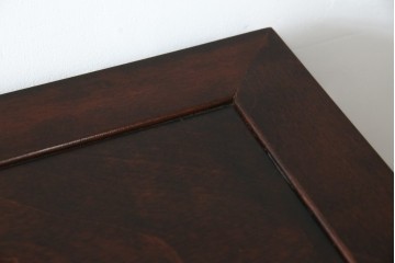 中古　九州民芸家具　和モダンな空間づくりにおすすめ! 舞良戸付きの大振りな下駄箱　(R-076886)