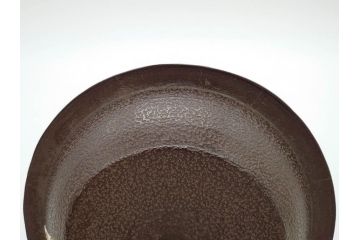 未使用品　戦前　寿　巾着　巻物　南部鴻栄堂　縁起物のモチーフが魅力的な鉄瓶(湯沸、湯瓶、茶道具、茶器)(R-076898)