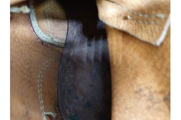 旧日本軍?　10文　24cm　編上靴(編み上げブーツ、陸軍、軍装品、軍靴、装備品、兵隊、軍隊物、アンクルブーツ)(R-076901)