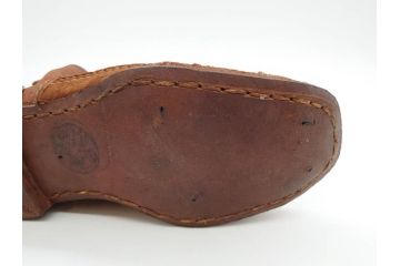 旧日本軍?　10文　24cm　編上靴(編み上げブーツ、陸軍、軍装品、軍靴、装備品、兵隊、軍隊物、アンクルブーツ)(R-076901)