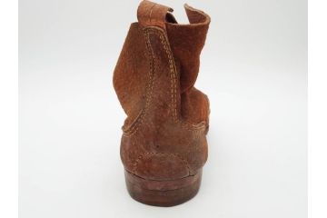 旧日本軍?　10文　24cm　編上靴(編み上げブーツ、陸軍、軍装品、軍靴、装備品、兵隊、軍隊物、アンクルブーツ)(R-076901)