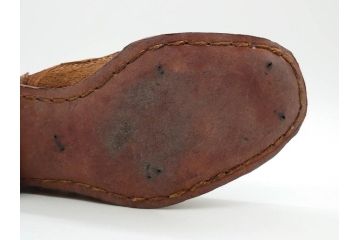 旧日本軍?　10文　24cm　編上靴(編み上げブーツ、陸軍、軍装品、軍靴、装備品、兵隊、軍隊物、アンクルブーツ)(R-076901)