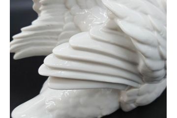 スペイン　リヤドロ　LLADRO　白鳥　フィギュリン(箱なし、陶器人形、置物、オブジェ、スワン、Swan)(R-076902)