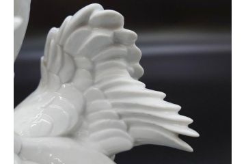 スペイン　リヤドロ　LLADRO　白鳥　フィギュリン(箱なし、陶器人形、置物、オブジェ、スワン、Swan)(R-076902)