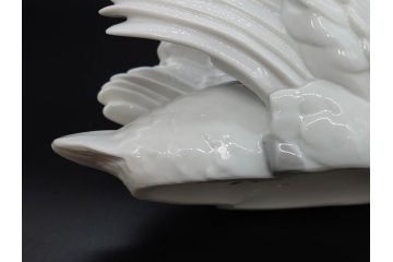 スペイン　リヤドロ　LLADRO　白鳥　フィギュリン(箱なし、陶器人形、置物、オブジェ、スワン、Swan)(R-076902)