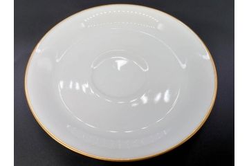 大倉陶園(OKURA、OAC)　オールド大倉　ゴールドライン　ゴールドが凛とした美しさを漂わせるティーカップ&ソーサー5客セット(C&S、洋食器、白磁、金彩)(R-076906)