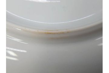 大倉陶園(OKURA、OAC)　オールド大倉　ゴールドライン　ゴールドが凛とした美しさを漂わせるティーカップ&ソーサー5客セット(C&S、洋食器、白磁、金彩)(R-076906)