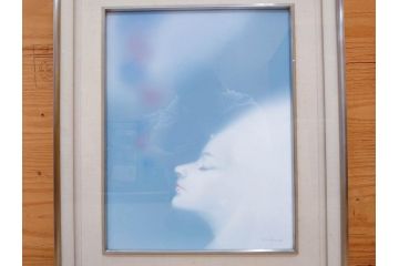 真作　若尾和呂　「大天思々息々」　油彩　F6(6号)　日本画(タリズマニックアート、絵画、人物画、女性、油絵、額装)(R-076907)