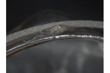 アンティーク雑貨　当時物　デッドストック　アルミ蓋　シンプルで使い勝手のよいガラス瓶2点セット(角型、角瓶、キャニスター、ガラスビン、菓子瓶、硝子、フタ付き、小物入れ、ディスプレイ雑貨、古道具、店舗什器)(R-076910)