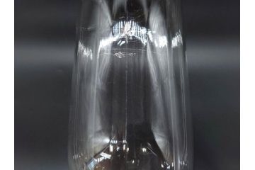 アンティーク雑貨　当時物　アルミ蓋　レトロな雰囲気漂うガラス瓶(ガラスビン、菓子瓶、硝子、フタ付き、小物入れ、ディスプレイ雑貨、古道具、店舗什器、駄菓子屋さん)(R-076913)