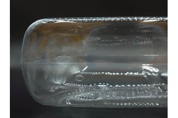 アンティーク雑貨　当時物　アルミ蓋　レトロな雰囲気漂うガラス瓶(ガラスビン、菓子瓶、硝子、フタ付き、小物入れ、ディスプレイ雑貨、古道具、店舗什器、駄菓子屋さん)(R-076913)