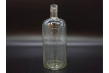 大正〜昭和初期　ノスタルジックなボトル瓶5点セット(ガラスビン、ガラス瓶、硝子、薬瓶、花瓶、花入、花器)(R-076914)