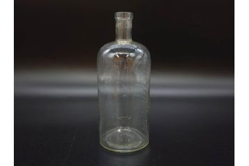 大正〜昭和初期　ノスタルジックなボトル瓶5点セット(ガラスビン、ガラス瓶、硝子、薬瓶、花瓶、花入、花器)(R-076914)