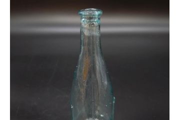 大正〜昭和初期　ノスタルジックなボトル瓶5点セット(ガラスビン、ガラス瓶、硝子、薬瓶、花瓶、花入、花器)(R-076914)