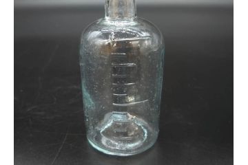 大正〜昭和初期　ノスタルジックなボトル瓶5点セット(ガラスビン、ガラス瓶、硝子、薬瓶、花瓶、花入、花器)(R-076914)