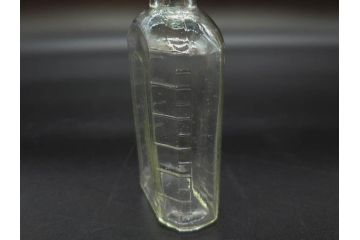 大正〜昭和初期　ノスタルジックなボトル瓶5点セット(ガラスビン、ガラス瓶、硝子、薬瓶、花瓶、花入、花器)(R-076914)