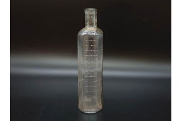 大正〜昭和初期　お部屋のアクセントになるボトル瓶5点セット(ガラスビン、ガラス瓶、硝子、薬瓶、花瓶、花入、花器)(R-076915)