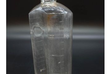 大正〜昭和初期　お部屋のアクセントになるボトル瓶5点セット(ガラスビン、ガラス瓶、硝子、薬瓶、花瓶、花入、花器)(R-076915)