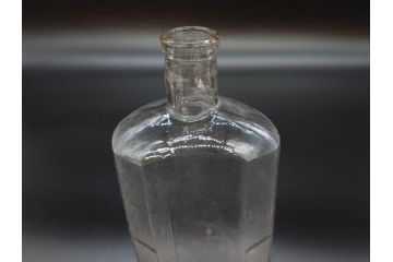 大正〜昭和初期　お部屋のアクセントになるボトル瓶5点セット(ガラスビン、ガラス瓶、硝子、薬瓶、花瓶、花入、花器)(R-076915)