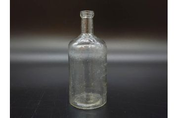 大正〜昭和初期　お部屋のアクセントになるボトル瓶5点セット(ガラスビン、ガラス瓶、硝子、薬瓶、花瓶、花入、花器)(R-076915)