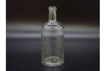 大正〜昭和初期　お部屋のアクセントになるボトル瓶5点セット(ガラスビン、ガラス瓶、硝子、薬瓶、花瓶、花入、花器)(R-076915)