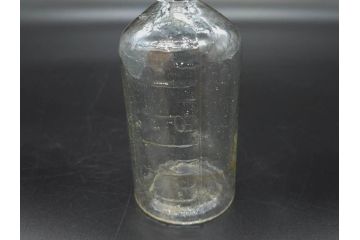 大正〜昭和初期　お部屋のアクセントになるボトル瓶5点セット(ガラスビン、ガラス瓶、硝子、薬瓶、花瓶、花入、花器)(R-076915)