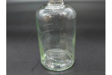 大正〜昭和初期　お部屋のアクセントになるボトル瓶5点セット(ガラスビン、ガラス瓶、硝子、薬瓶、花瓶、花入、花器)(R-076915)