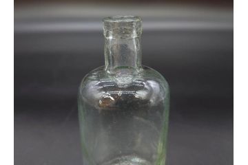 大正〜昭和初期　お部屋のアクセントになるボトル瓶5点セット(ガラスビン、ガラス瓶、硝子、薬瓶、花瓶、花入、花器)(R-076915)