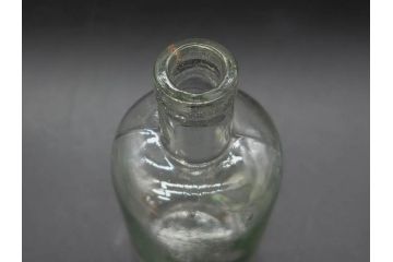 大正〜昭和初期　お部屋のアクセントになるボトル瓶5点セット(ガラスビン、ガラス瓶、硝子、薬瓶、花瓶、花入、花器)(R-076915)