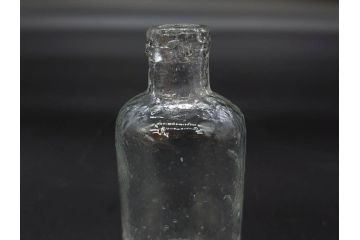 大正〜昭和初期　お部屋のアクセントになるボトル瓶5点セット(ガラスビン、ガラス瓶、硝子、薬瓶、花瓶、花入、花器)(R-076915)