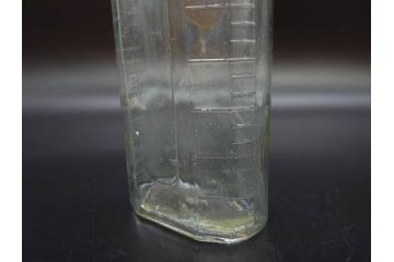 大正〜昭和初期　時を重ねた風合いのボトル瓶5点セット(ガラスビン、ガラス瓶、硝子、薬瓶、花瓶、花入、花器)(R-076916)