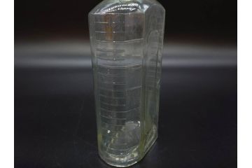 大正〜昭和初期　時を重ねた風合いのボトル瓶5点セット(ガラスビン、ガラス瓶、硝子、薬瓶、花瓶、花入、花器)(R-076916)