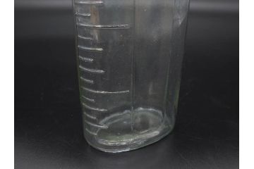 大正〜昭和初期　時を重ねた風合いのボトル瓶5点セット(ガラスビン、ガラス瓶、硝子、薬瓶、花瓶、花入、花器)(R-076916)