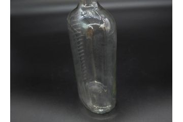 大正〜昭和初期　時を重ねた風合いのボトル瓶5点セット(ガラスビン、ガラス瓶、硝子、薬瓶、花瓶、花入、花器)(R-076916)