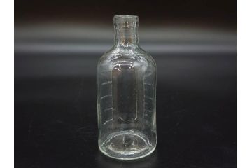 大正〜昭和初期　時を重ねた風合いのボトル瓶5点セット(ガラスビン、ガラス瓶、硝子、薬瓶、花瓶、花入、花器)(R-076916)