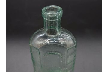 大正〜昭和初期　時を重ねた風合いのボトル瓶5点セット(ガラスビン、ガラス瓶、硝子、薬瓶、花瓶、花入、花器)(R-076916)