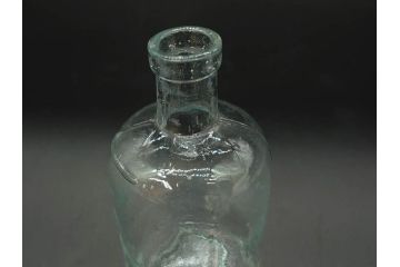 大正〜昭和初期　どこか懐かしい気持ちになるボトル瓶5点セット(ガラスビン、ガラス瓶、硝子、薬瓶、花瓶、花入、花器)(R-076917)