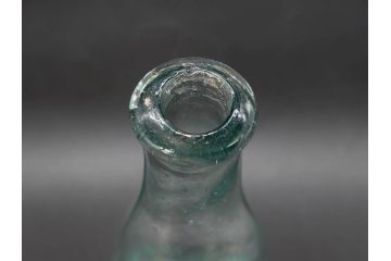 大正〜昭和初期　気泡が味わい深いボトル瓶5点セット(ガラスビン、ガラス瓶、硝子、薬瓶、花瓶、花入、花器)(R-076943)