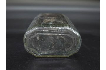 大正〜昭和初期　気泡が味わい深いボトル瓶5点セット(ガラスビン、ガラス瓶、硝子、薬瓶、花瓶、花入、花器)(R-076943)
