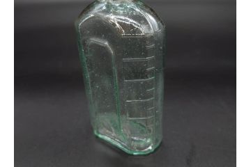 大正〜昭和初期　気泡が味わい深いボトル瓶5点セット(ガラスビン、ガラス瓶、硝子、薬瓶、花瓶、花入、花器)(R-076943)