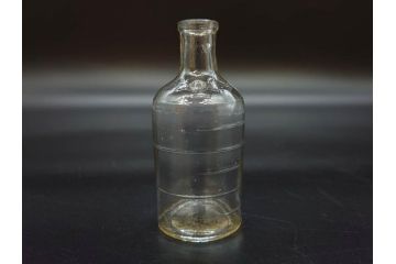 大正〜昭和初期　気泡が味わい深いボトル瓶5点セット(ガラスビン、ガラス瓶、硝子、薬瓶、花瓶、花入、花器)(R-076943)