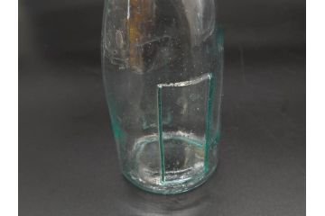 大正〜昭和初期　レトロな風情を感じるボトル瓶5点セット(ガラスビン、ガラス瓶、硝子、薬瓶、花瓶、花入、花器)(R-076944)